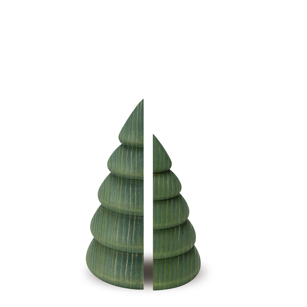 Half tree, medium - 4.53 in, green