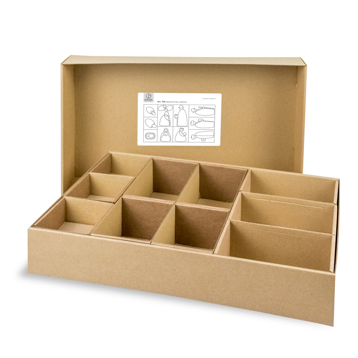 Ersatz-Box zur Aufbewahrung der kleinen Krippenfiguren