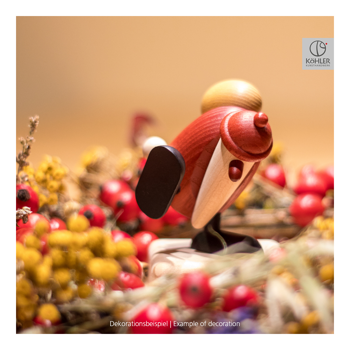 Santa Claus sitting and dancing, small