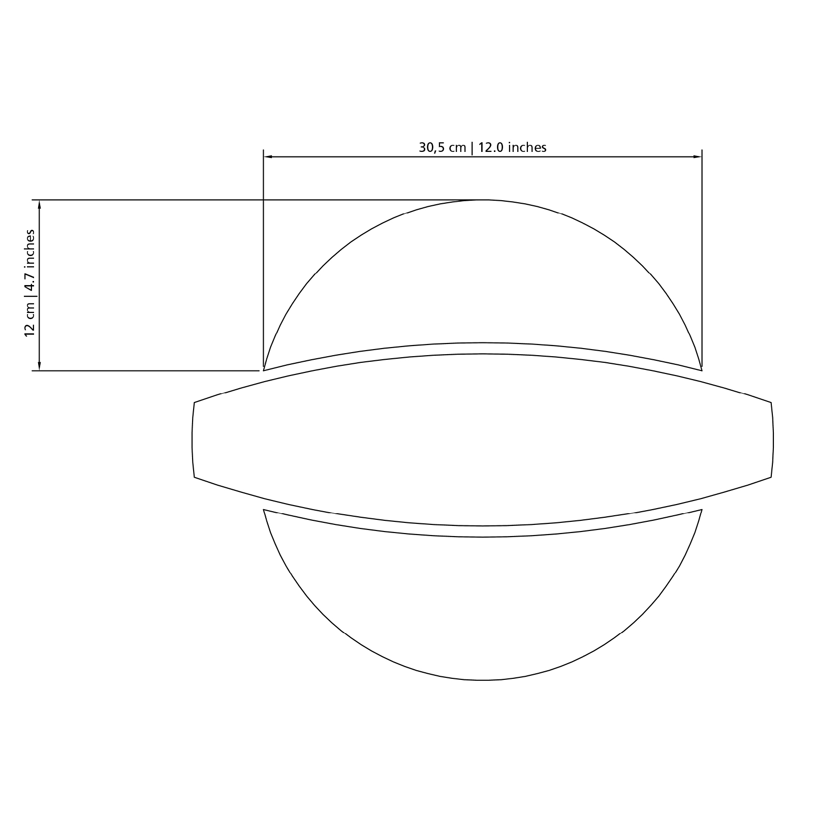 Dekosockel zum LED LichtBogen klein, Lindenholz weiß