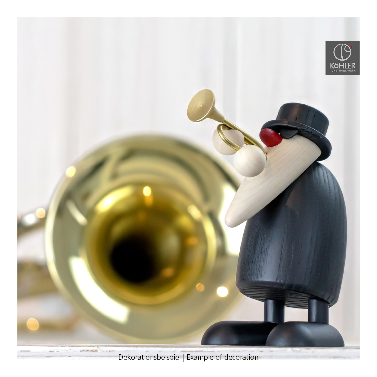 Mr. Regener on the trumpet