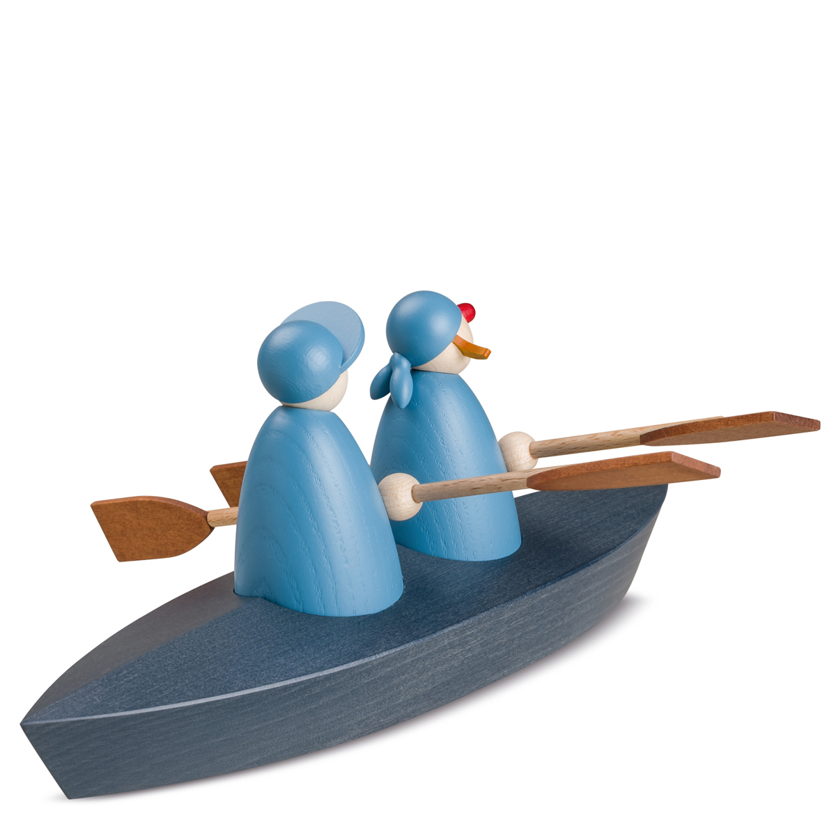 Gratulanten Ole & Svenja im Paddelboot, Zweier