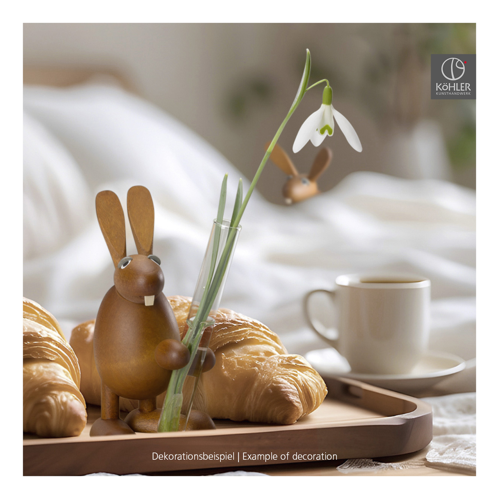NEU: Osterhase mit Blumenvase