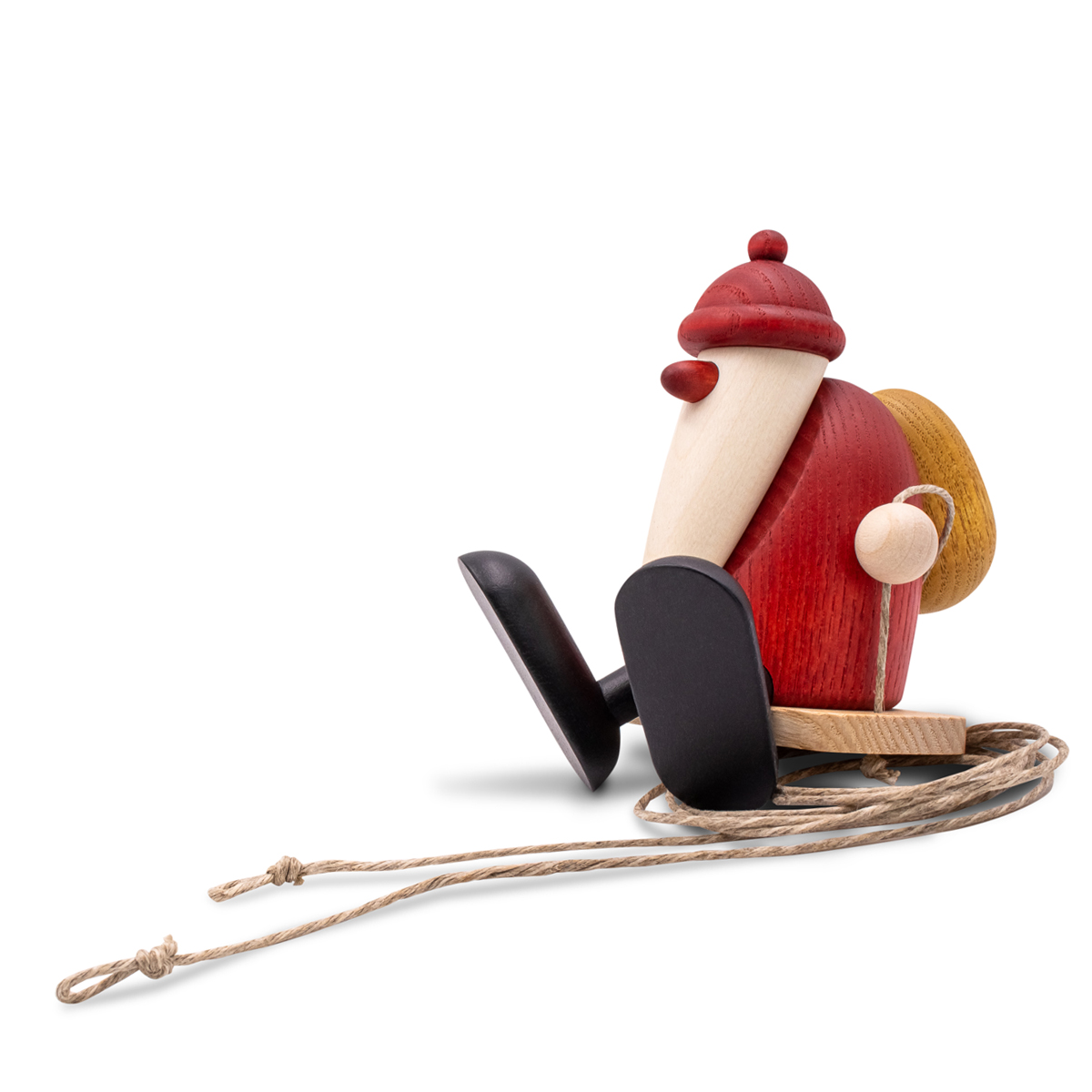 Weihnachtsmann auf Schaukel, klein