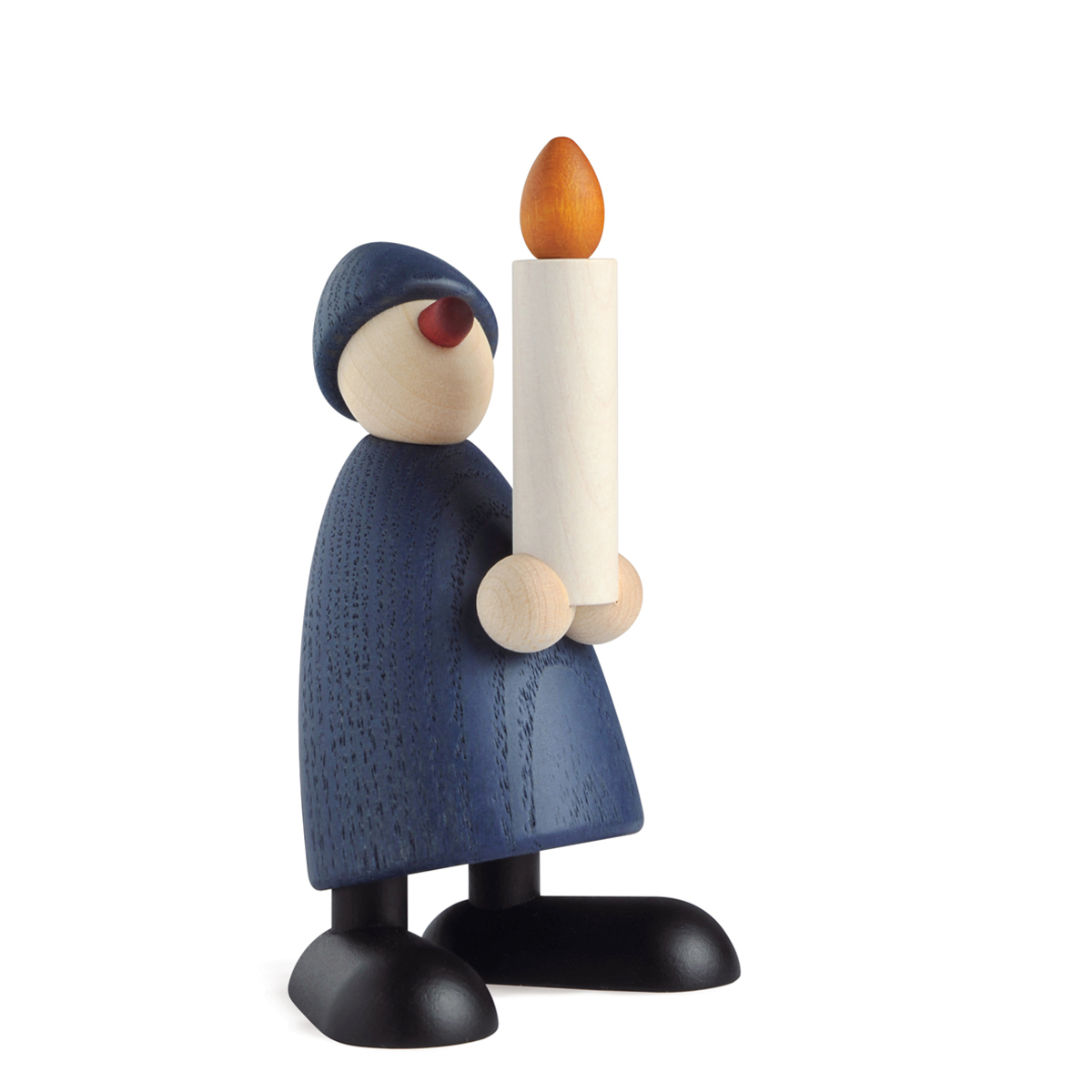Gratulant Olli mit Kerze, blau
