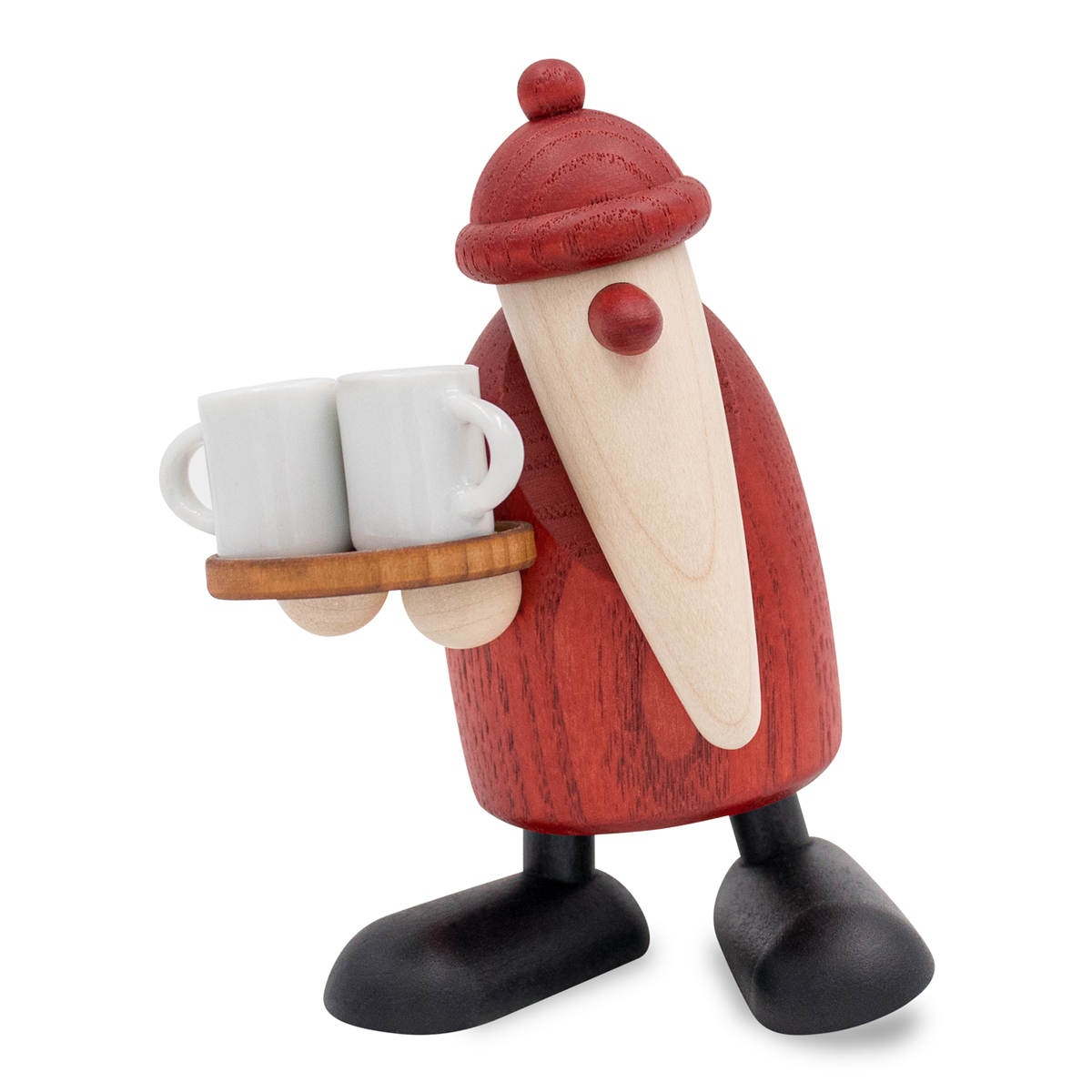 Weihnachtsmann als Glühweinkellner, klein