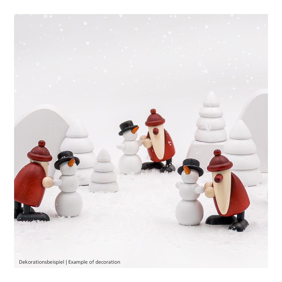 NEW: Miniature Set 10 | Santa Claus with Snowman