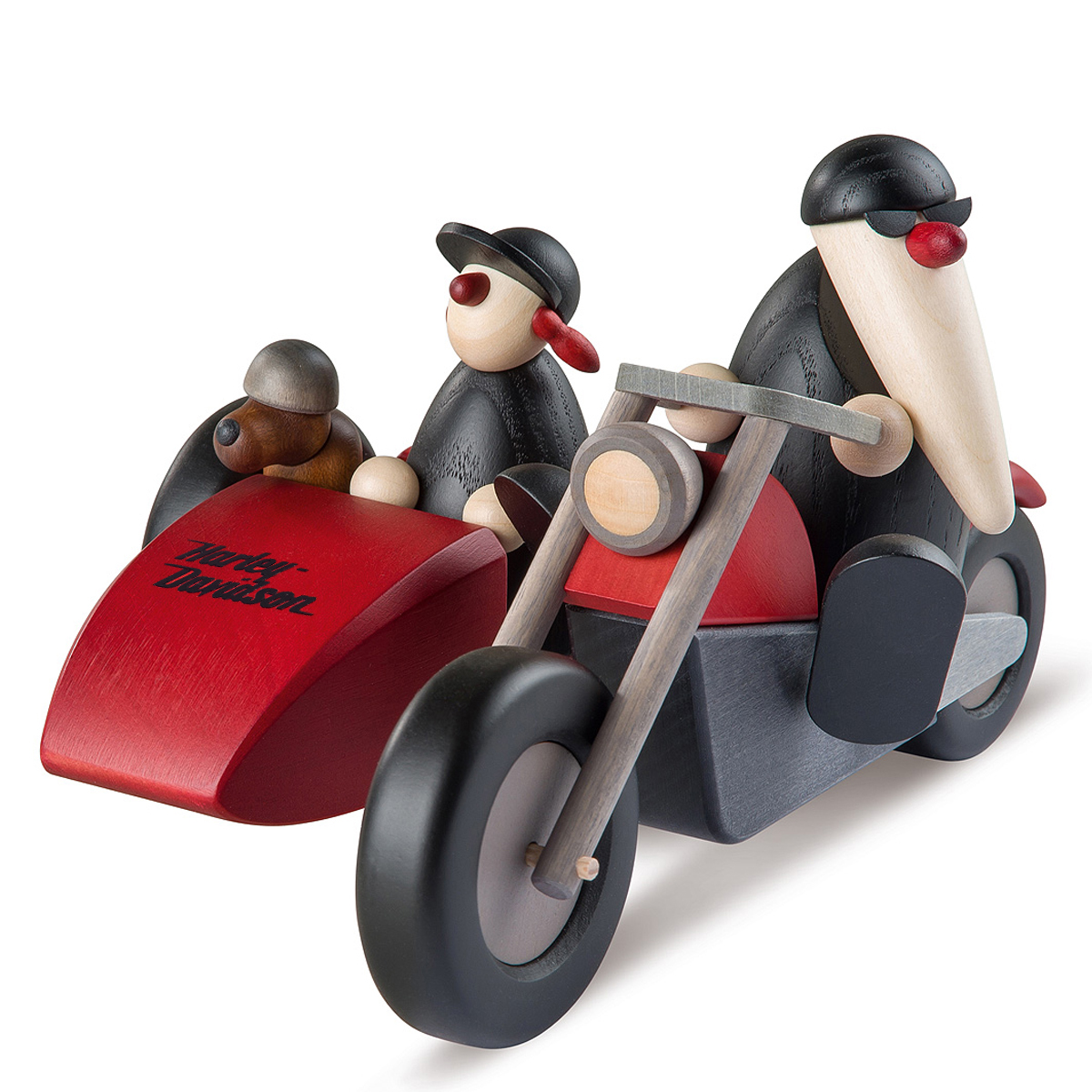 Familienausflug auf Motorrad, personalisiert