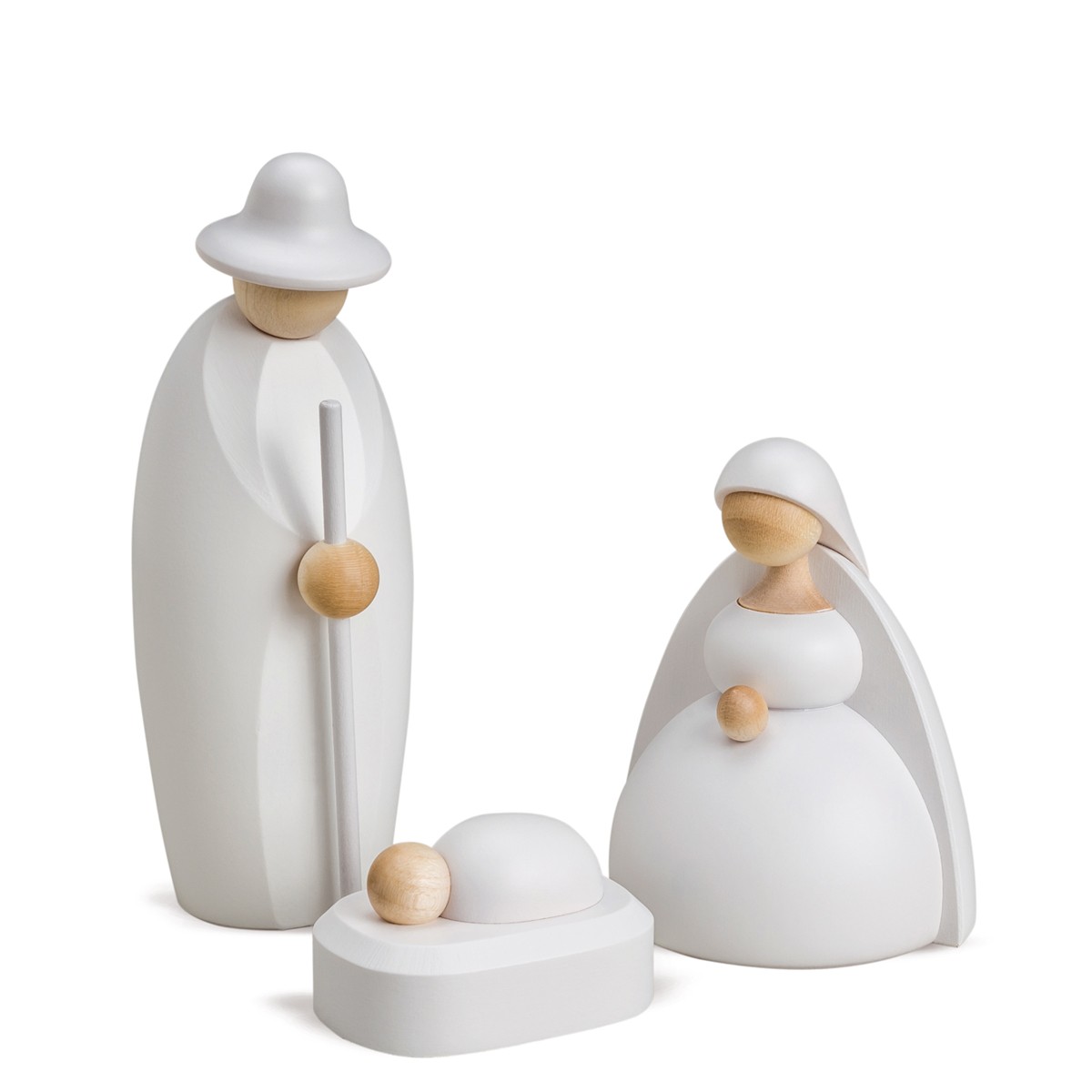 Christi Geburt, klein, weiß