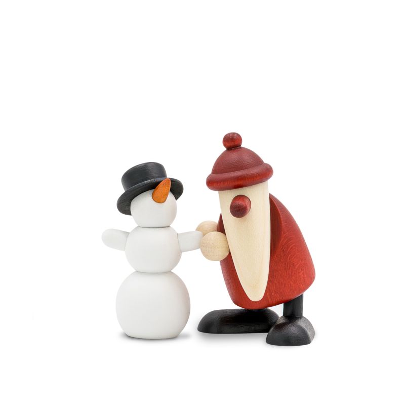 NEU: Miniaturset 10 | Weihnachtsmann mit Schneemann